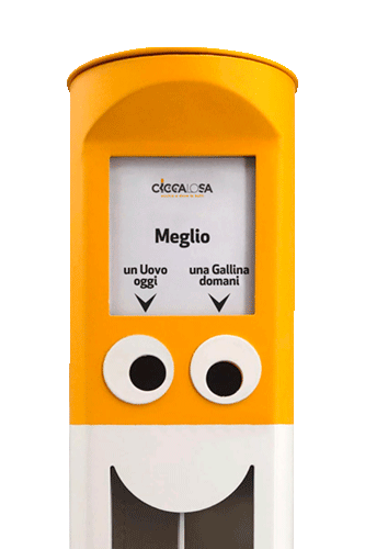 Cicca Lo Sa posacenere stradale con ballottaggio